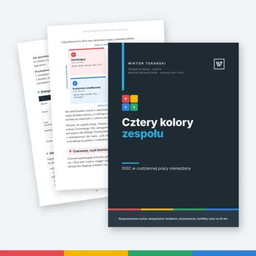 Cztery kolory zespołu – ebook o modelu DISC dla menedżerów